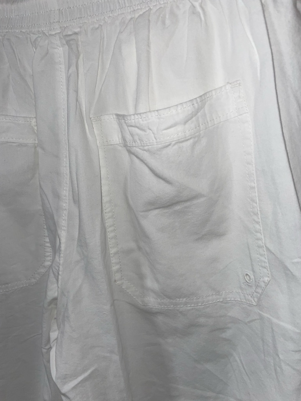 Free People Sailor Poplin Pull On Shorts in white NWOT - Picture 8 of 12